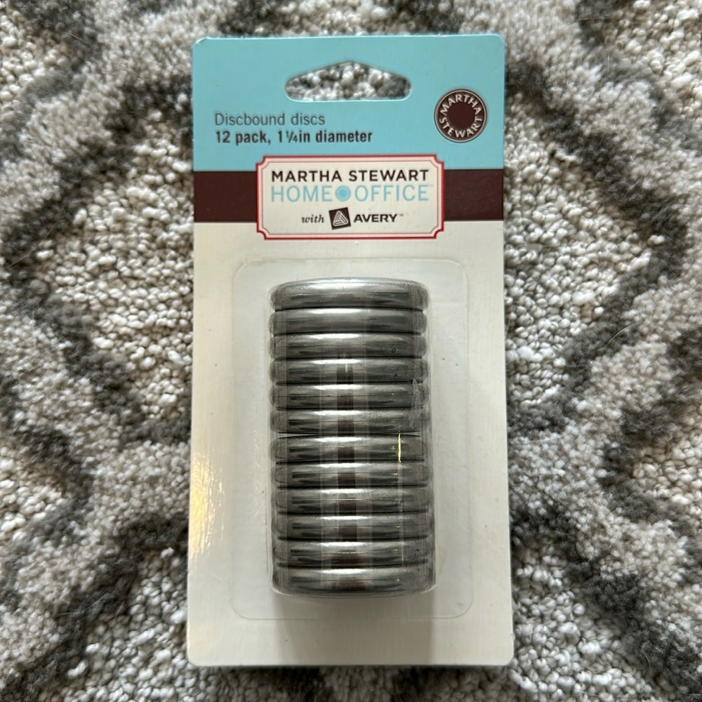 NWT Martha Stewart Discontinued Discbound Discs